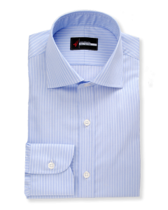 Cornwall Blue Reverse Stripe - Non Iron Dress Shirt