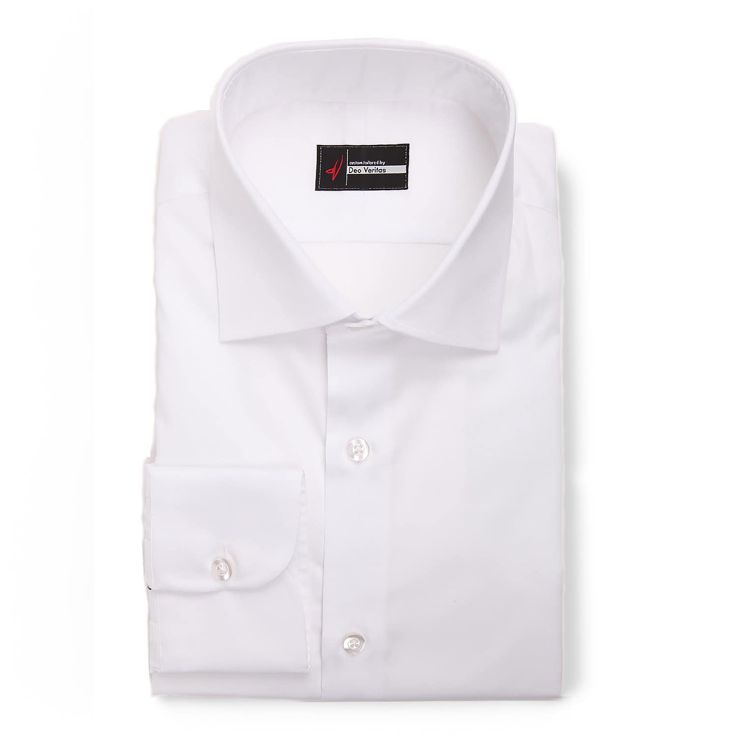 Non Iron White Dress Shirt by Deo Veritas