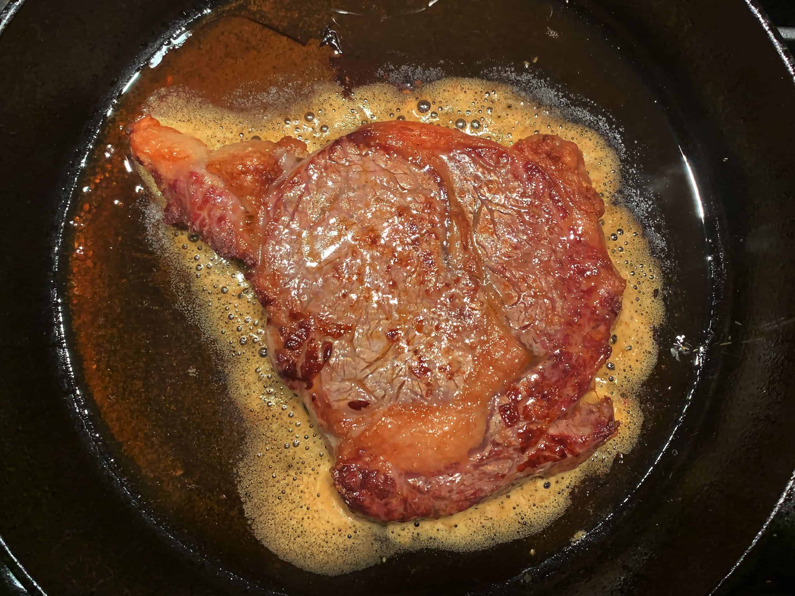 perfect cast iron skillet steak