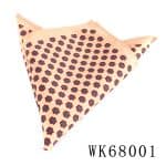 Vibrant floral pocket square with red, blue, and beige colors, perfect for men's accessories and fashion statements.