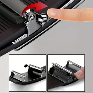 Shaving razor with pivoting head and adjustable settings for a close, comfortable shave, chrome finish, easy to use manual razor, perfect for grooming, high-quality shaving tool.