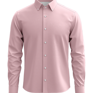 Aron Red Twill Dress Shirt – 100% Cotton Soft Finish