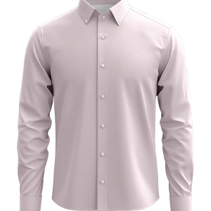 Castle Pink Stretch Twill Dress Shirt – Luxury Cotton Blend
