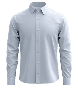 Classic men's dress shirt crafted from high-quality fabric, featuring a button-down collar and tailored fit for professional or formal occasions, perfect for stylish office wear.