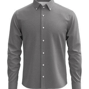 Classic men's dress shirt with button-down collar, ideal for formal and business occasions, made of high-quality fabric for a polished, sophisticated look.