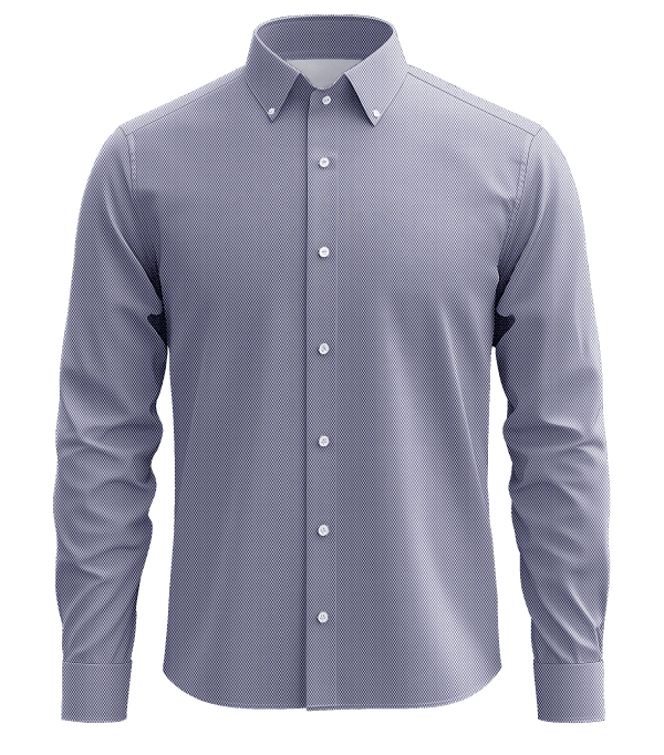 Elegant men's dress shirt with button-down collar, ideal for professional and formal occasions, available at DeoVeritas for high-quality mens fashion.