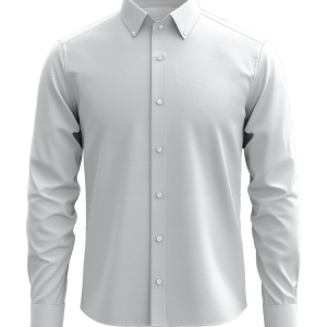 Trasimeno White Oxford Dress Shirt – 100% Cotton Soft Finish