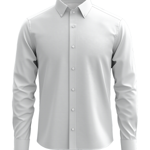 Trial White Twill Dress Shirt – 100% Cotton Easy Care