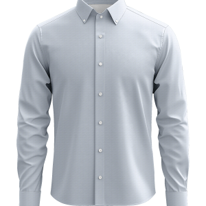 Trial Light Blue Twill Dress Shirt – 100% Cotton Easy Care