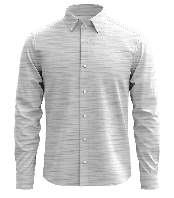 Clean white dress shirt with button-down collar, ideal for formal or business occasions, showcasing quality fabric and craftsmanship. Perfect for professional attire or stylish office wear.